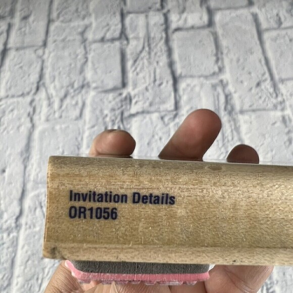 Invitation Rubber Stamp With Details, you're invited Stamp,rubber - Picture 5 of 8